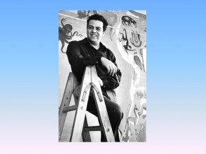 Miguel Covarrubias posing with 